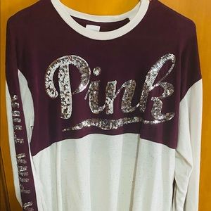 Burgundy long sleeve
